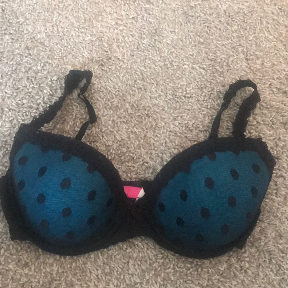 Lace & Polka Dot Victoria’s Secret PINK Demi Bra